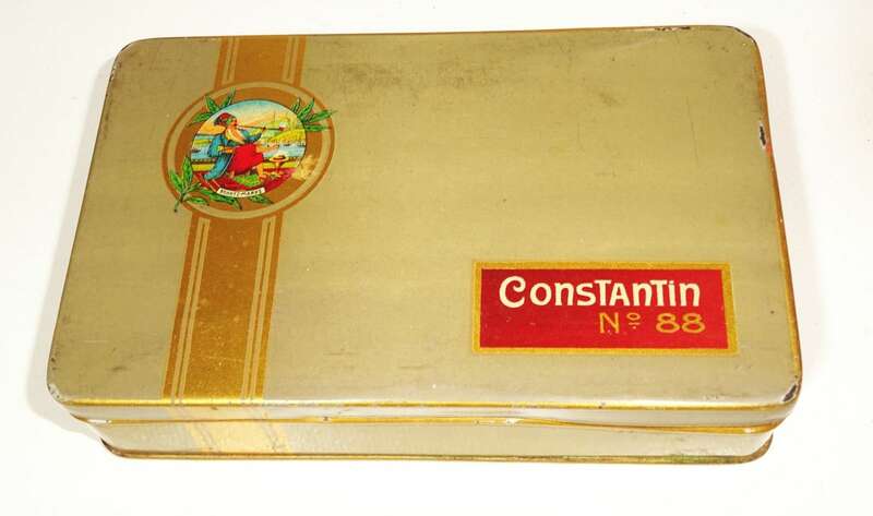 Blechdose Constantin No 88 Cigaretten 50er Dose Sammler Reklame