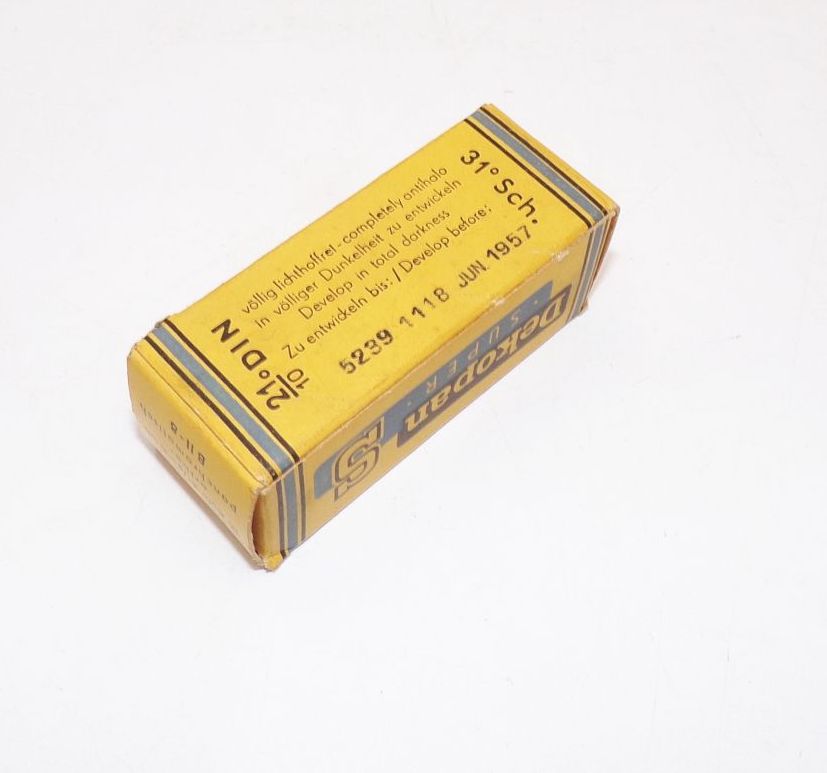 Alter Kodak Film Dekopan Super S Unbenutzt NOS 1957 Alter Kodak Film Dekopan Super S Unbenutzt NOS 1957