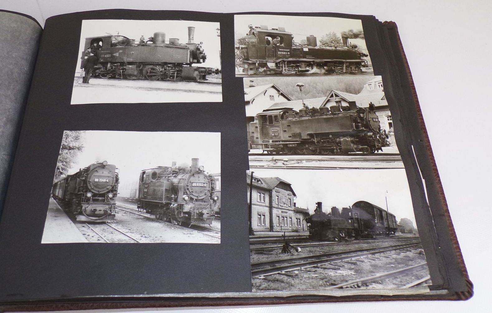 Fotoalbum Eisenbahn DDR Reichsbahn mit 361 Fotos Dampflok 