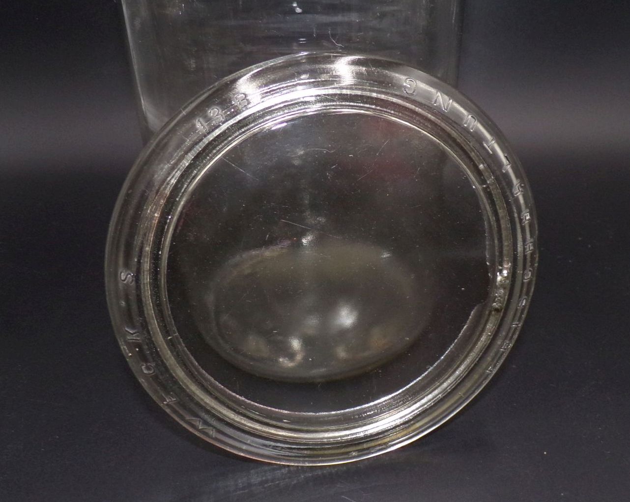 Weck Einmachglas altes Vorratsglas 3 Liter 