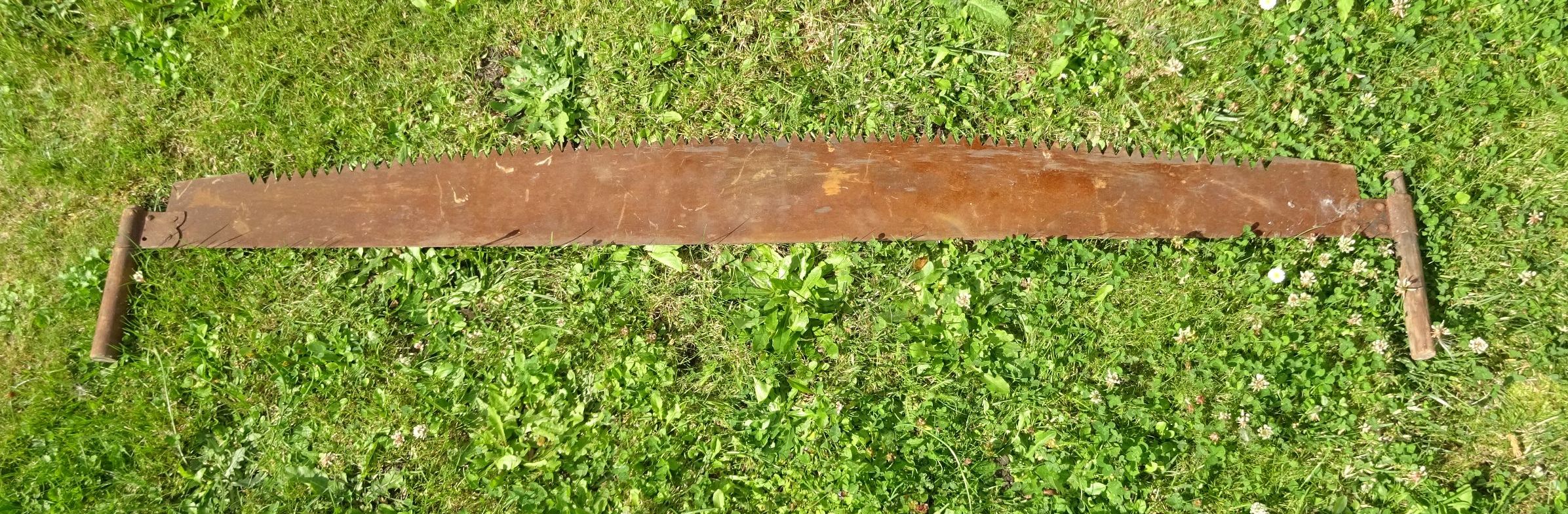 Alte Hochzeitssäge Säge Zweimannsäge 140 cm Hochzeit Schrostsäge Alte Hochzeitssäge Säge Zweimannsäge 140 cm Hochzeit Schrostsäge