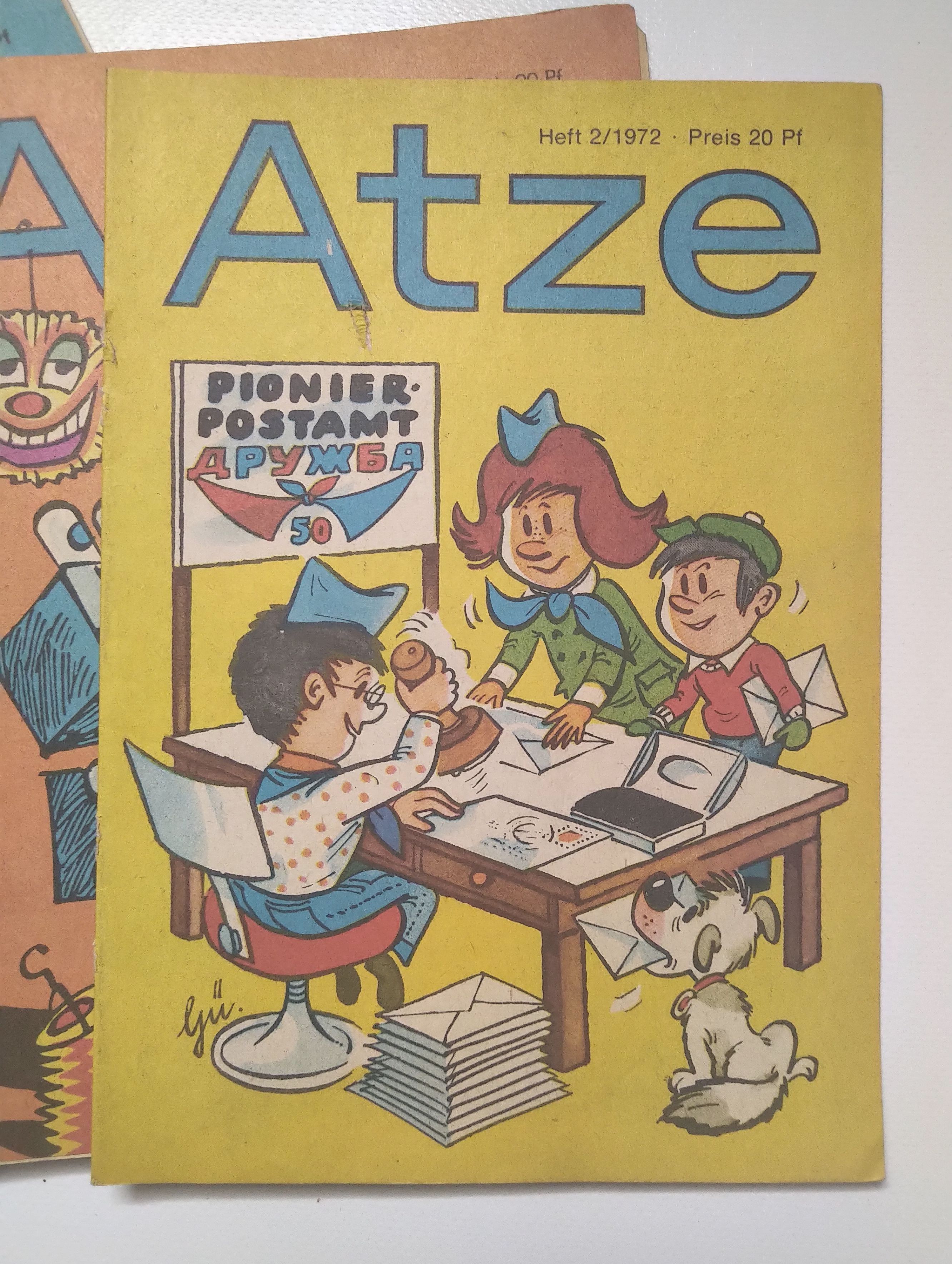 Atze 12 Hefte Jahrgang 1972 Kinder Comic DDR Atze 12 Hefte Jahrgang 1972 Kinder Comic DDR