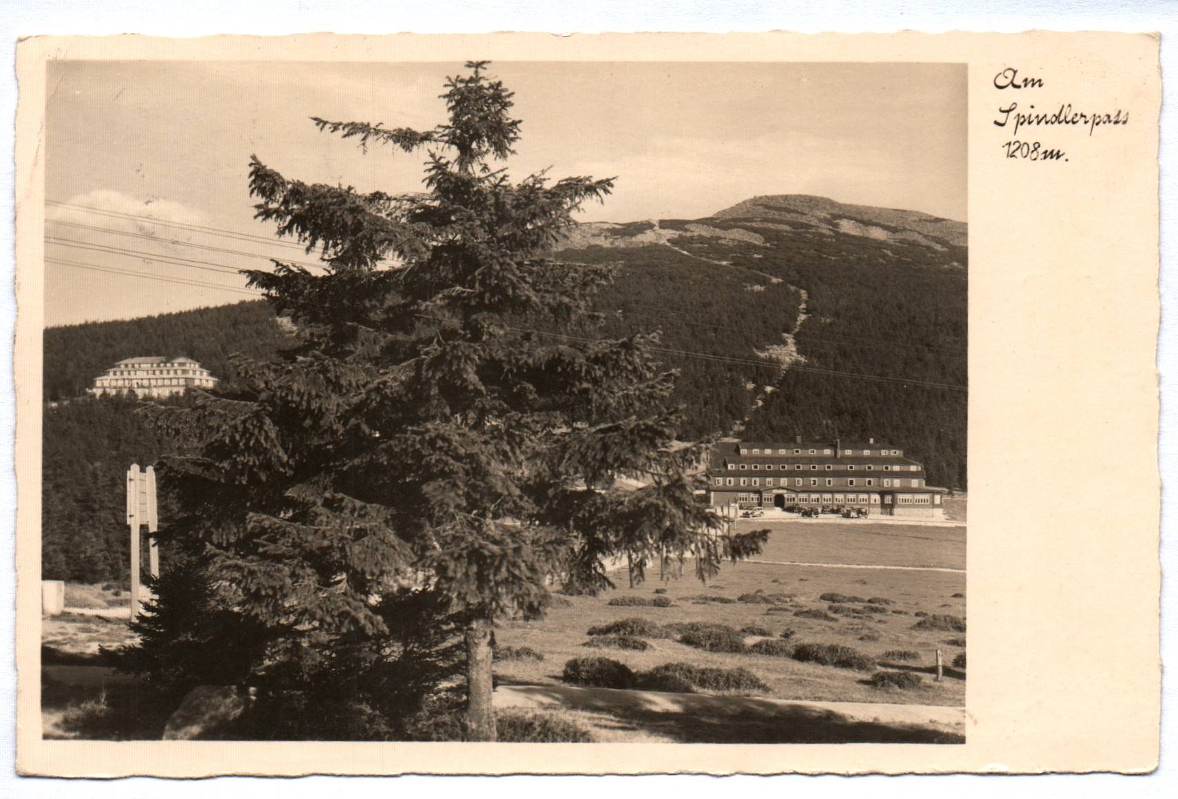 Foto Ak Am Spindlerpass 1940 Riesengebirge Sturmhaube Spindlerbaude