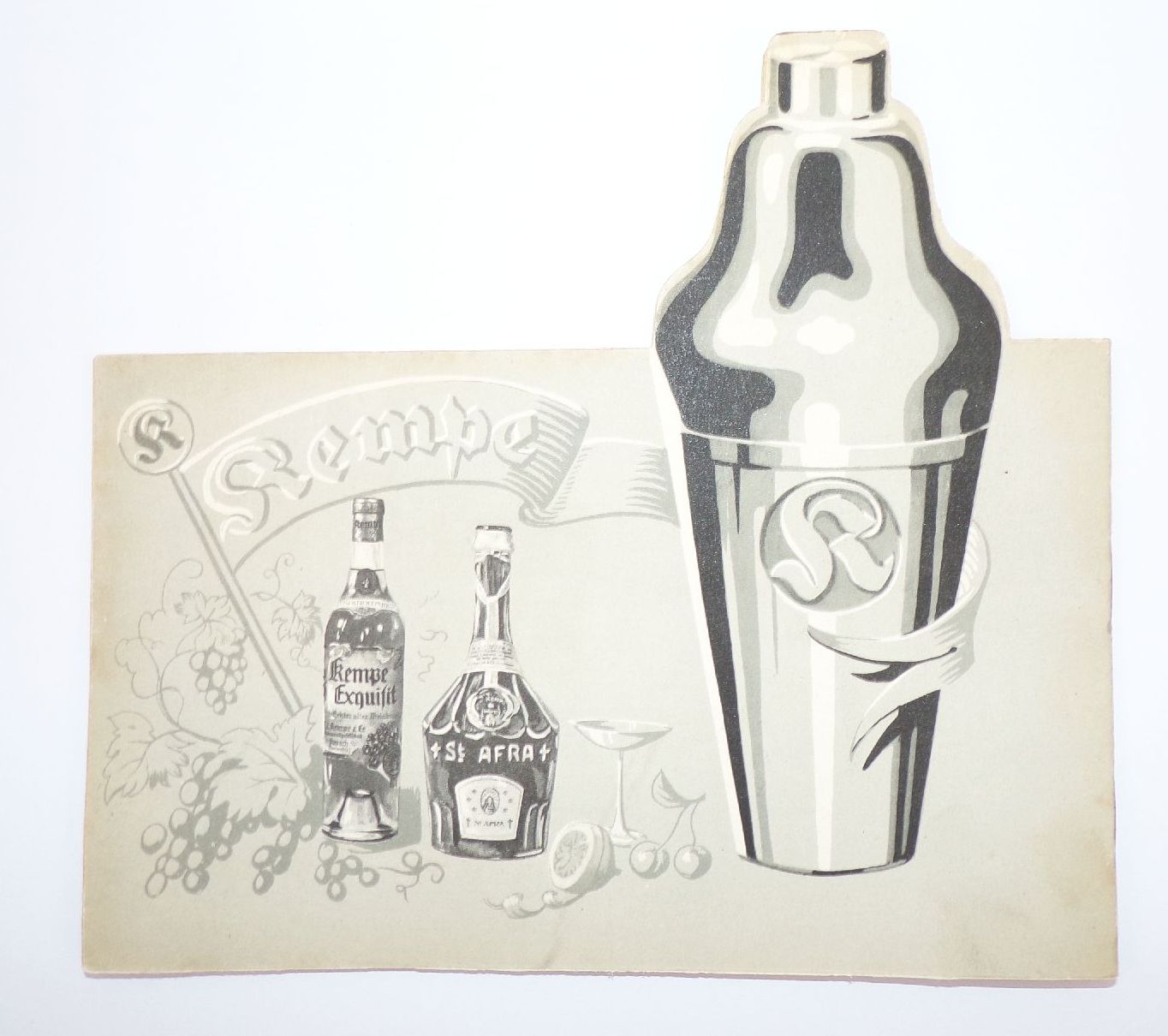 Alte Cocktail Rezepte 1930 er Kempe Oppach Reklame
