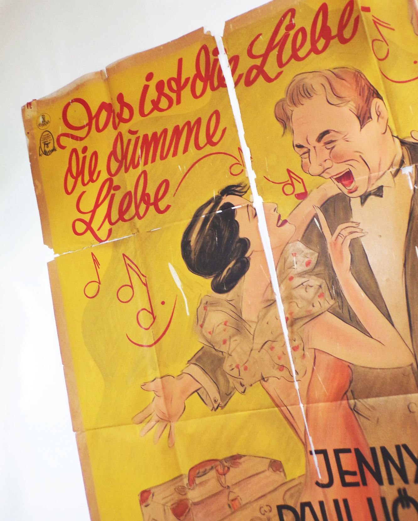 Plakat Das ist die Liebe die dumme Liebe Jenny Jugo Filmposter 1940 Fräulein Frau Paul Hörbiger Plakat Das ist die Liebe die dumme Liebe Jenny Jugo Filmposter 1940 Fräulein Frau Paul Hörbiger