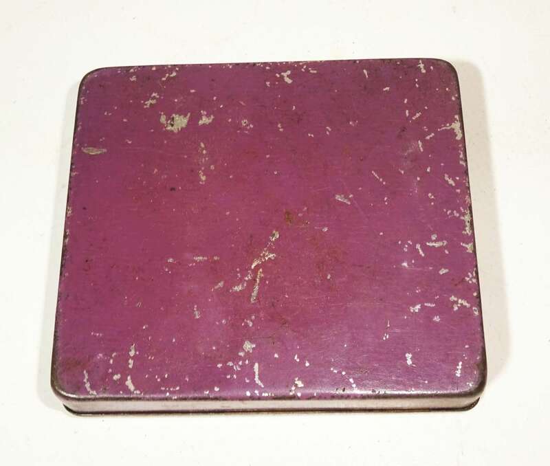 Alte Blechdose Selica Cigarettes Kosmos Zigarettendose Reklame 