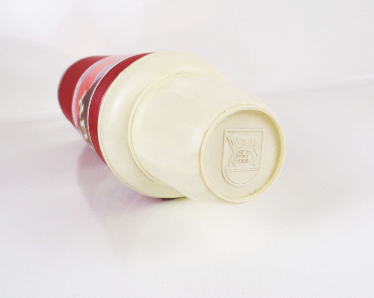 Alte Thermoskanne Original Hansa DDR Hartglas 50er 60 er Retro