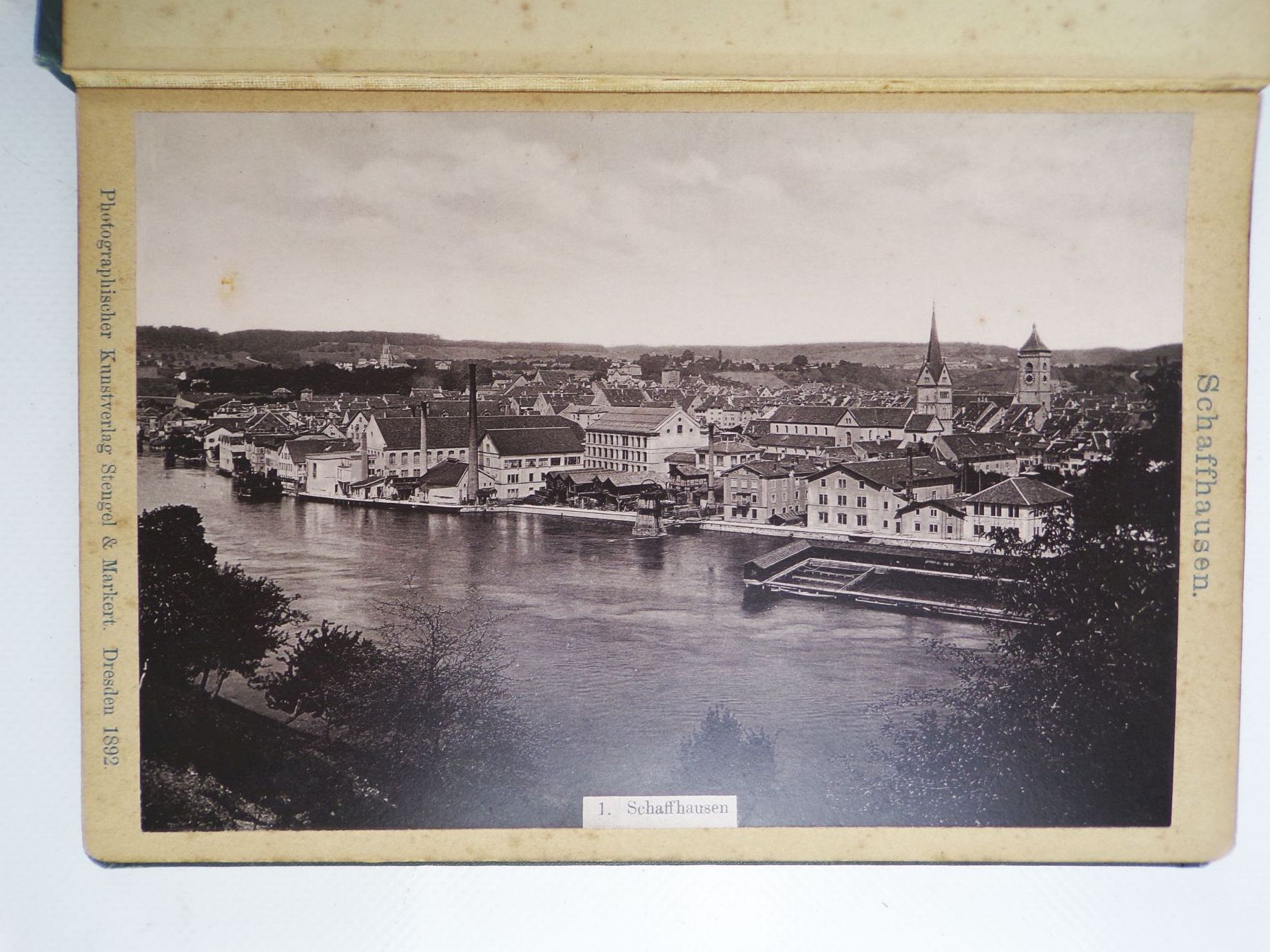 Schaffhausen Souvenir Album um 1890 Fotos