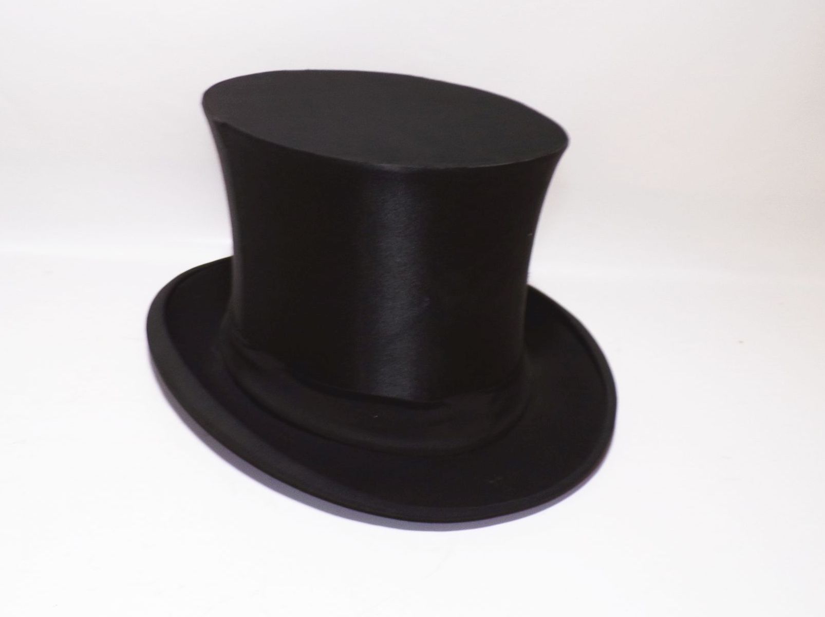 Alter Zylinder Hut Chapeau Claque Schachtel Klapphut Größe 53 vintage