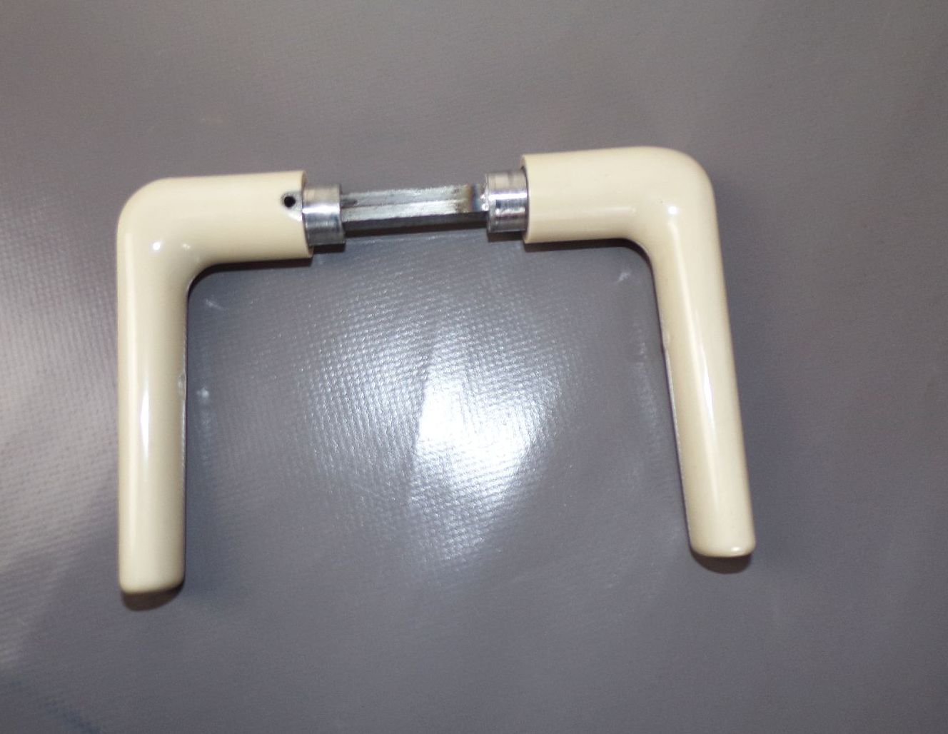 Alte Türgarnitur Türklinke Türbeschlag Art Deco Beige Creme Set 1930 er Bauhaus