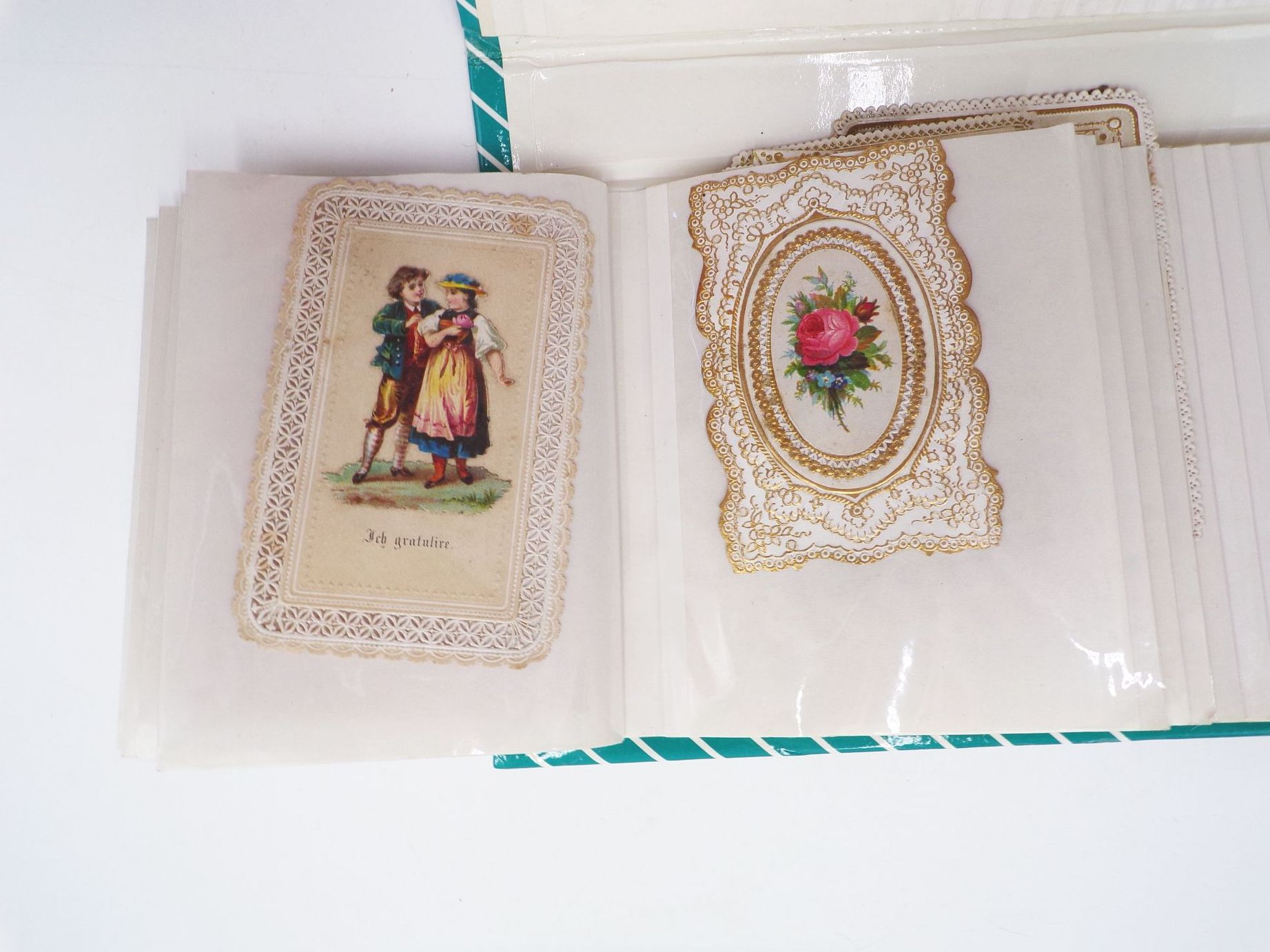 Schmuckpapier Sammlung Kulissenkarten Papierkunst Antik Karten um 1900 Schmuckpapier Sammlung Kulissenkarten Papierkunst Antik Karten um 1900