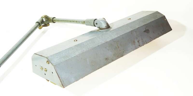 Siemens Schuckertwerke Gelenklampe Schreibtischlampe Loft Industrie Design