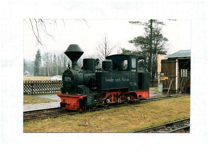 Foto Dampflok 15194 Eisenbahn Lok Februar 1994