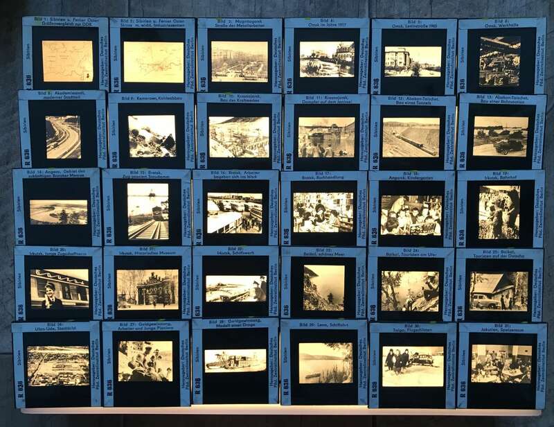 Foto Lehrmaterial Glasdias Länder Lehrmittel Sowjetunion DDR Deutschland Dias
