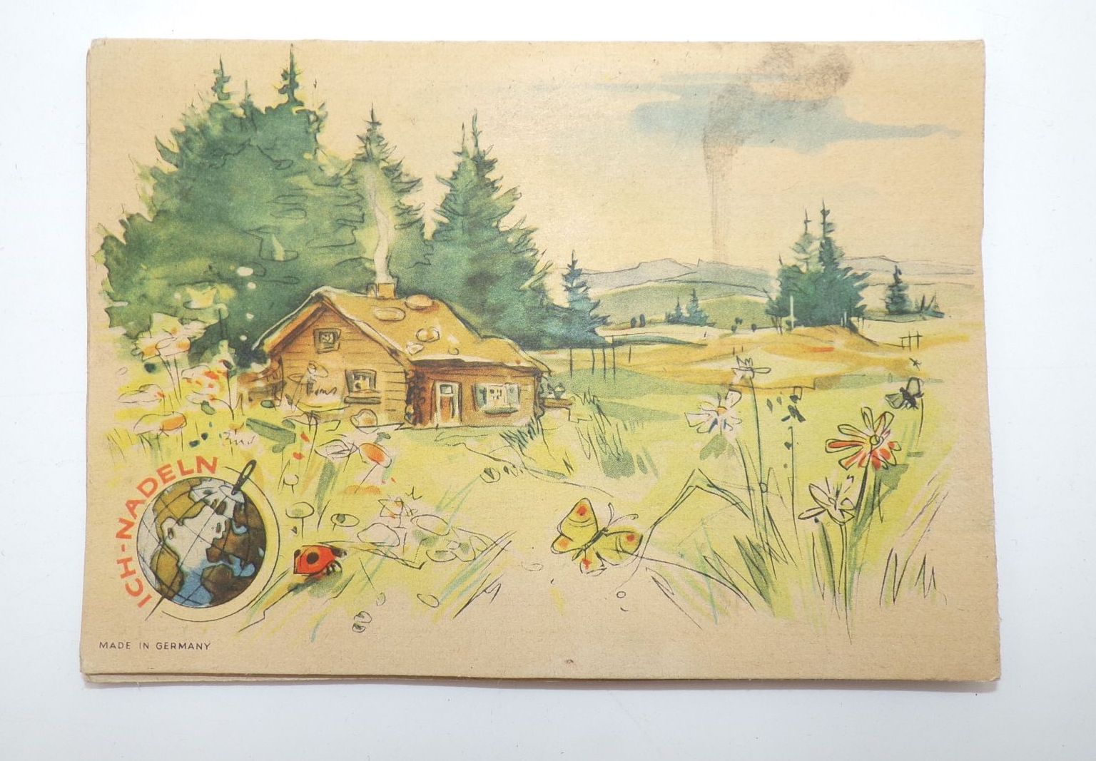 Alte Nadelmappe Ich Nadeln needles Pop Up 3 D Kindermotiv Alte Nadelmappe Ich Nadeln needles Pop Up 3 D Kindermotiv