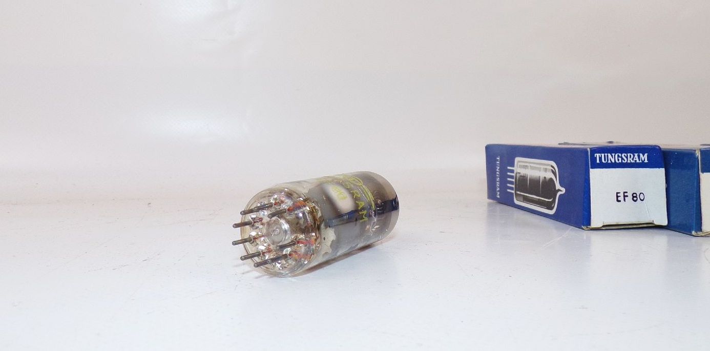 Tungsram Röhre EF80 tubes 4 Stück wohl unbenutzt NOS