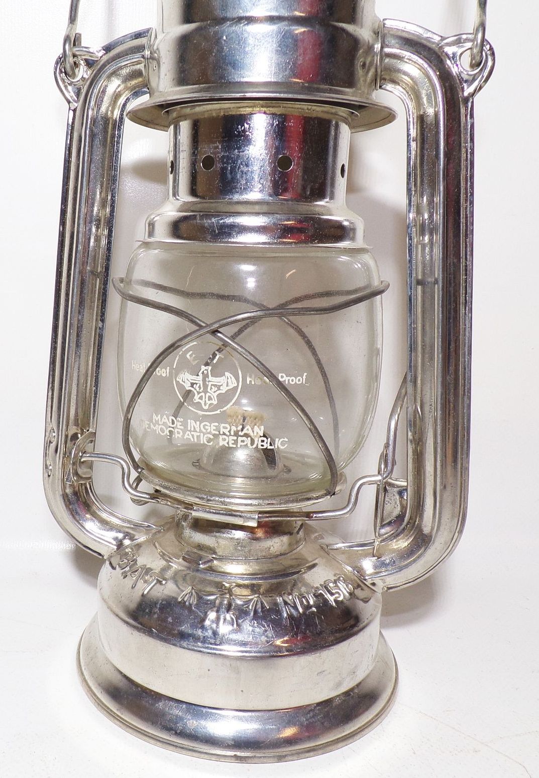 Alte Bat 158 Petroleumlampe Sturmlaterne GDR unbenutzt