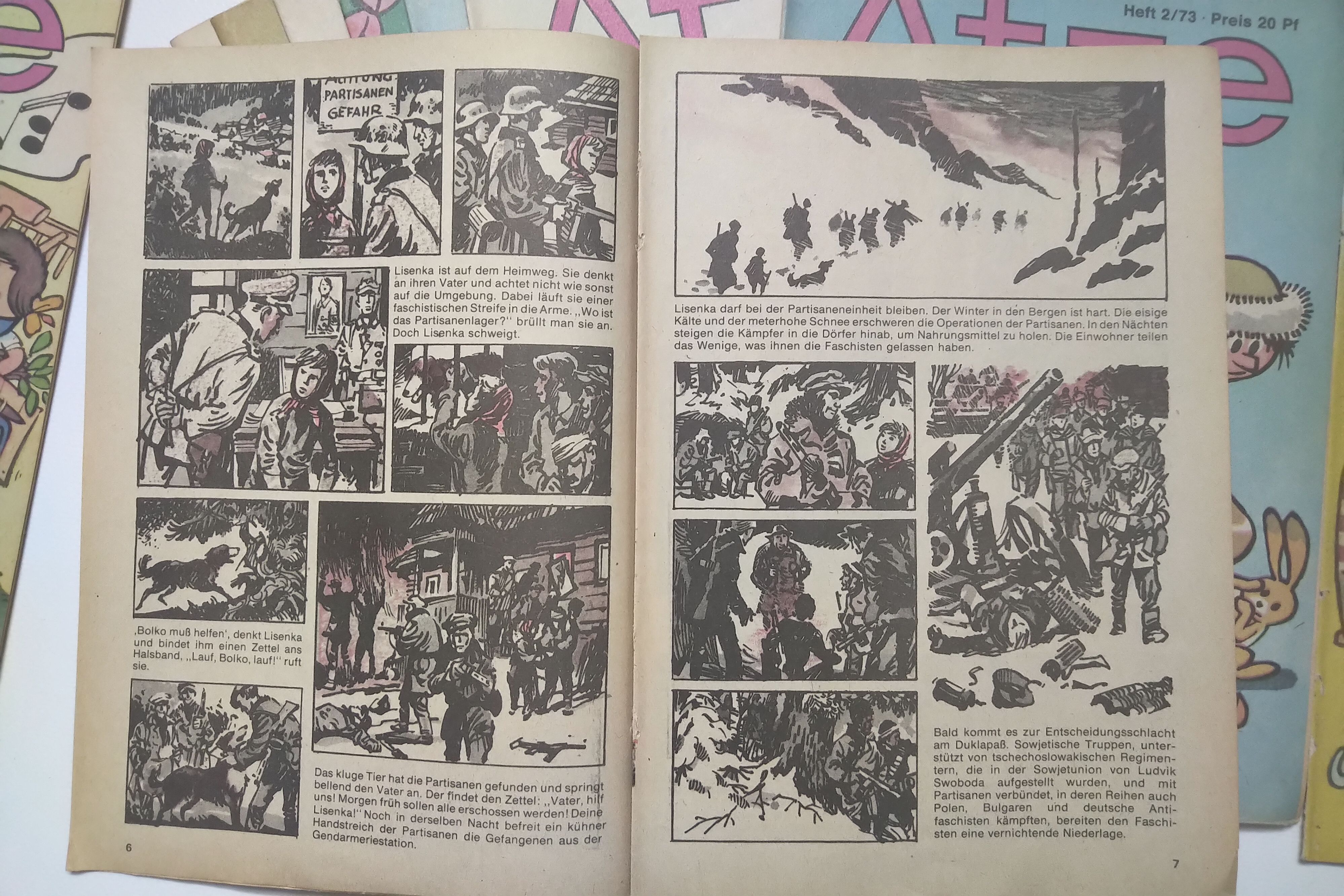 Atze Hefte Original DDR Kinderheft 12 Hefte Jahrgang 1973 Atze Hefte Original DDR Kinderheft 12 Hefte Jahrgang 1973