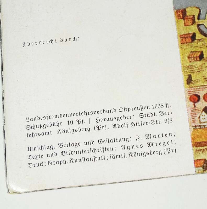 Prospekt Königsberg Preussen Ostpreußen 1930er 