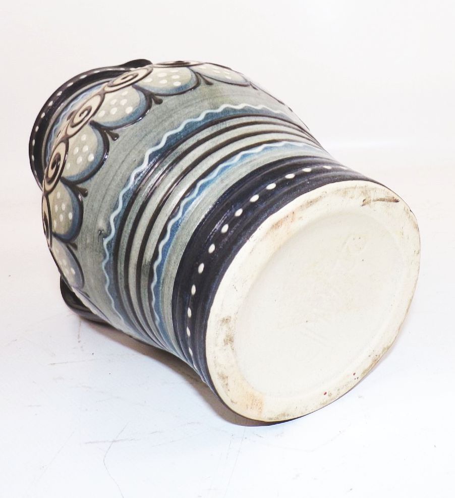 Alter Keramik Krug Bunzlauer Dekor Vintage Landhaus Deko