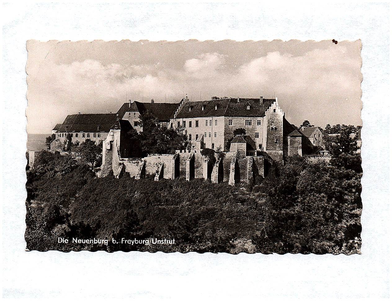Ak Foto Die Neuenburg bei Freyburg Unstrut 1961 DDR Ak Foto Die Neuenburg bei Freyburg Unstrut 1961 DDR