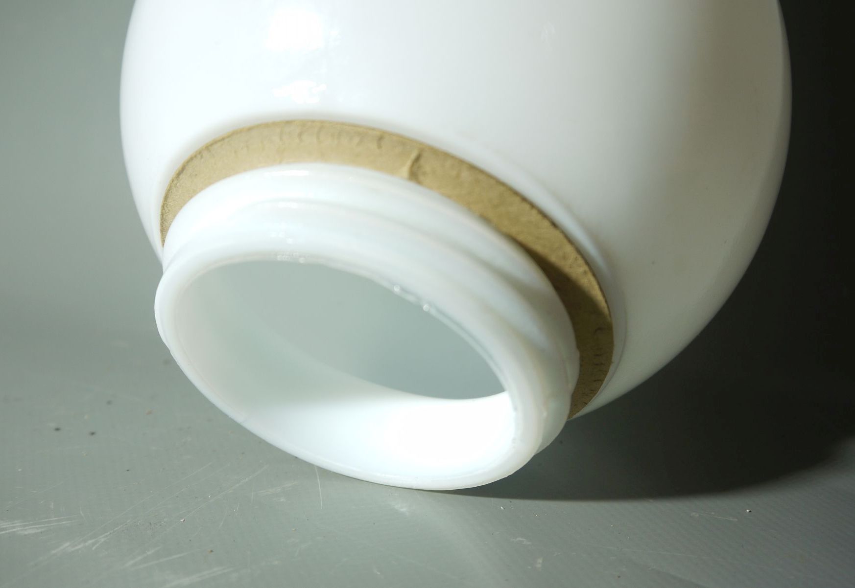 Alte Glaslampe Kugelleuchte Bauhaus Vintage Deko