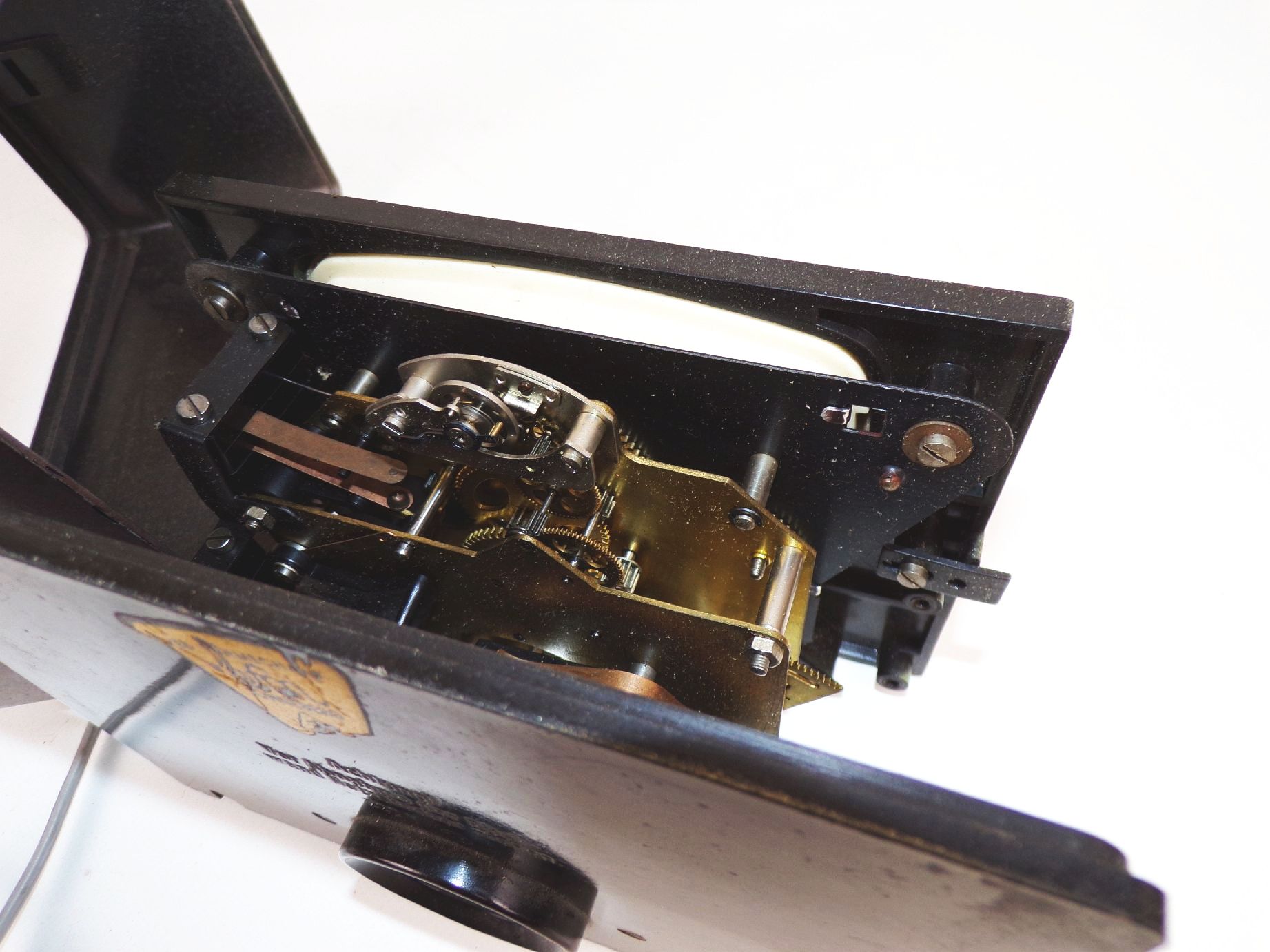 DDR Radio Schaltuhr VEB Feinmechanik Sonneberg Uhr Tischuhr Retro Vintage