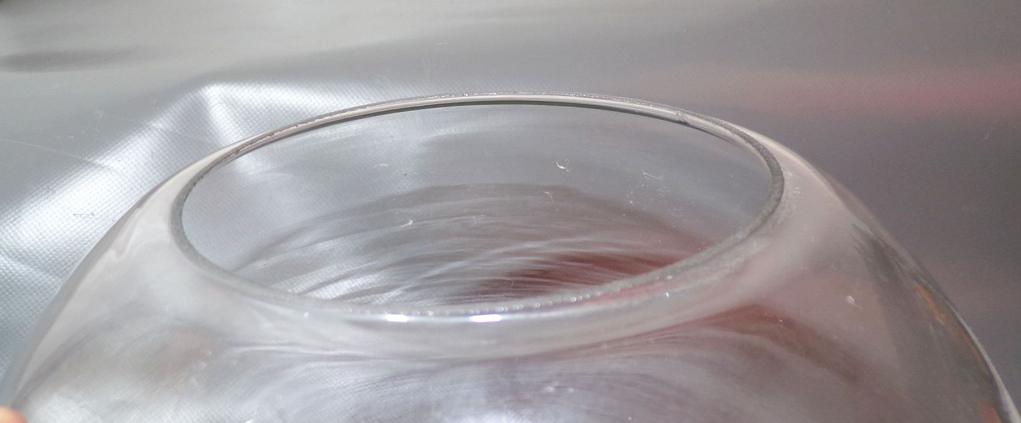 Lampenschirm Kugel Ersatzglas D 23 cm transparent Glaskugel Lampenglas 