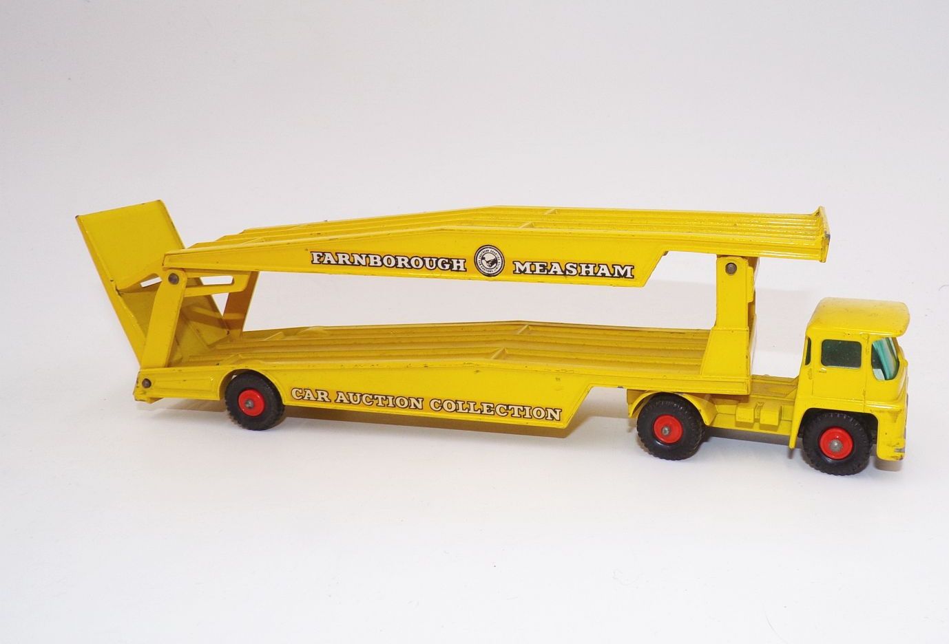 Altes Matchbox Kingsize K8 Guy Warrior Car Transporter Gelb OVP 