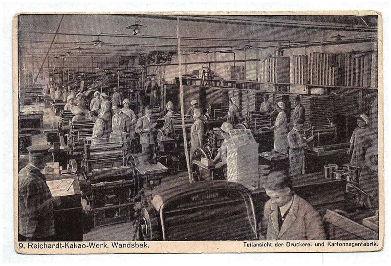 Ansichtskarten Reichardt Kakao Werk Wandsbek 6 Stück Postkarten