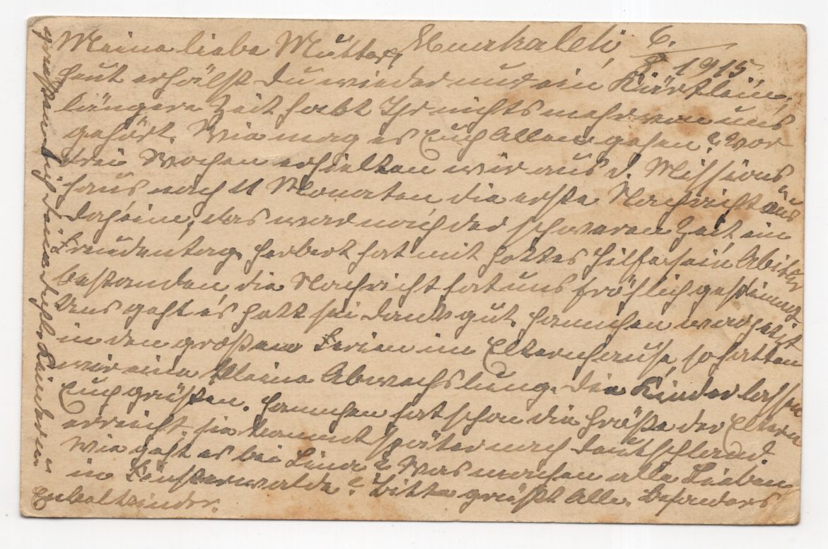 DR Ganzsache Deutsch Ostafrika Kolonie 1915 Neu Langenburg Stempel