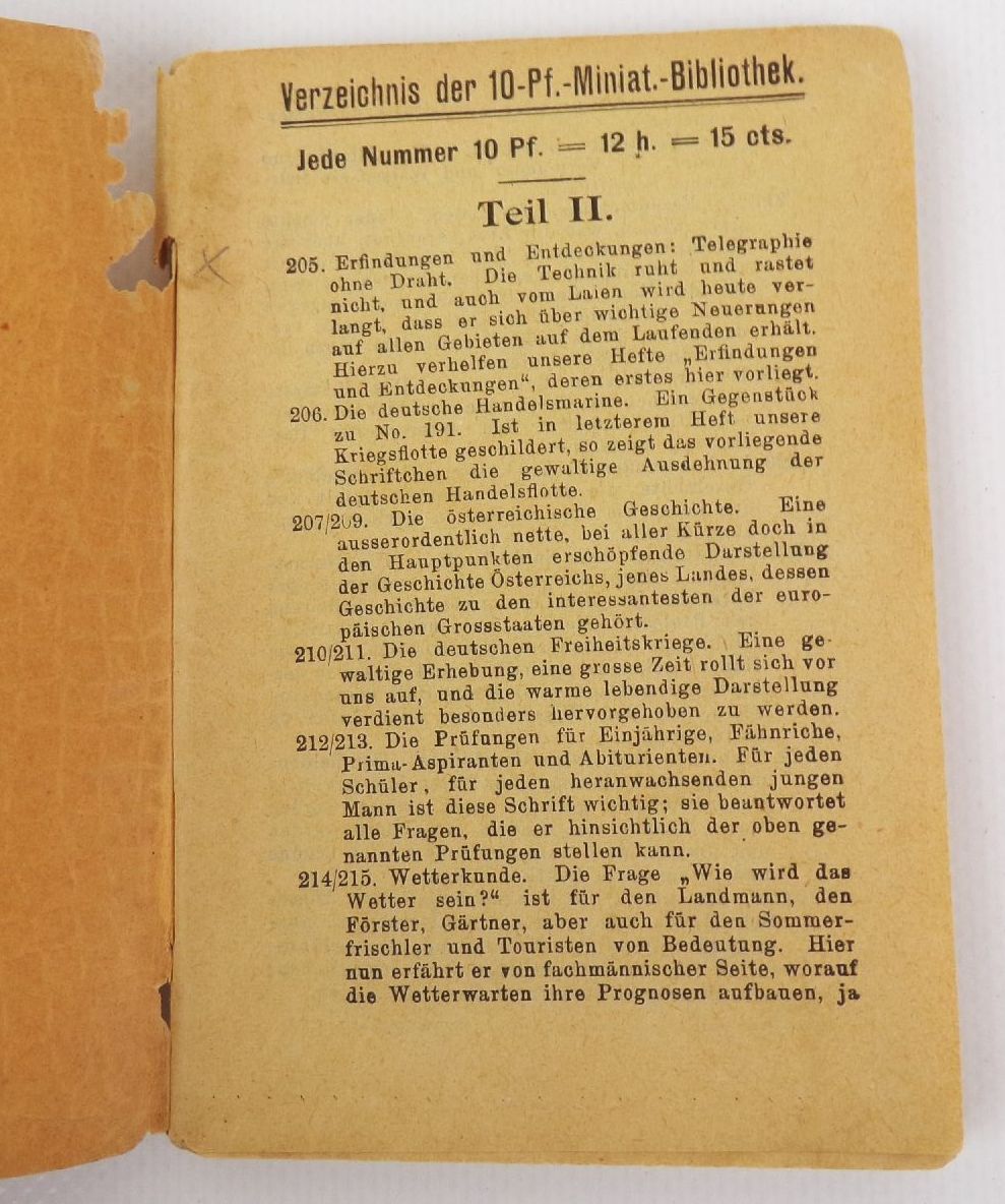 Miniatur Bibliothek Der Hypnotismus Gessmann um 1900 Hypnose 