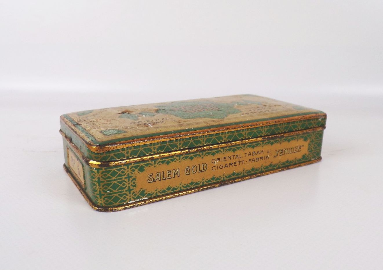 Salem Gold Blechdose Yenidze Dresden um 1910 Sammler Reklame Salem Gold Blechdose Yenidze Dresden um 1910 Sammler Reklame