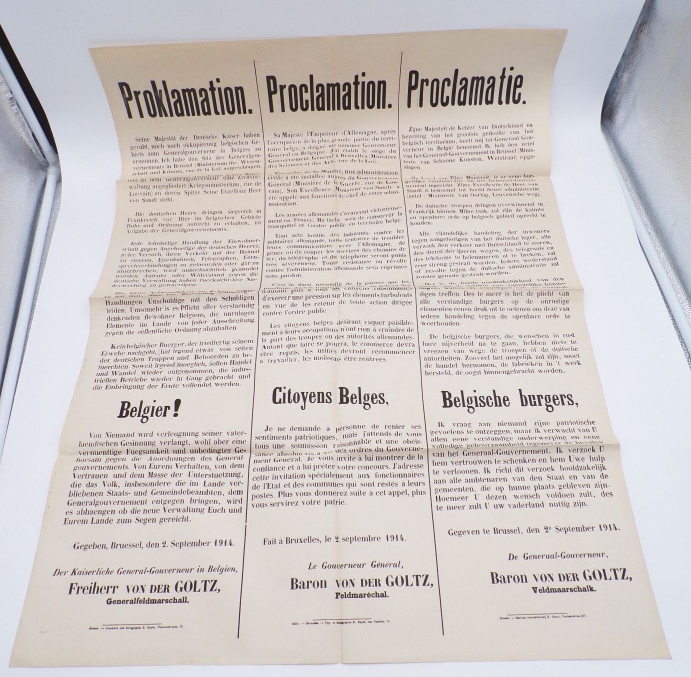 Plakate 1 Weltkrieg Belgien Presse Archiv Flandern und Wallonien 1917 Aushang Plakate 1 Weltkrieg Belgien Presse Archiv Flandern und Wallonien 1917 Aushang