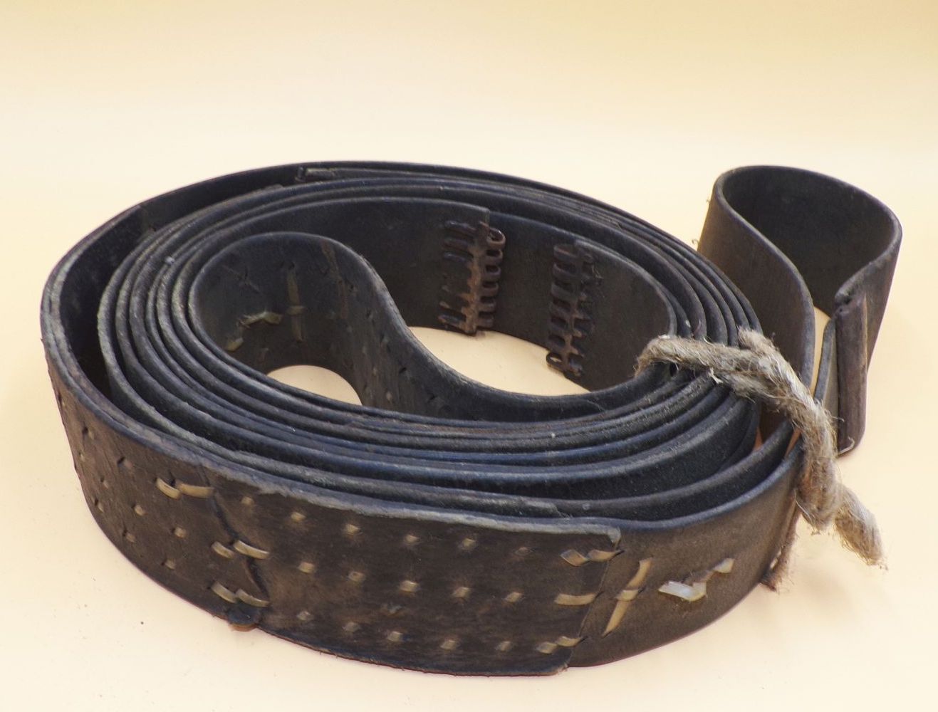 Alter Lederriemen Antriebsriemen Transmission Riemen 