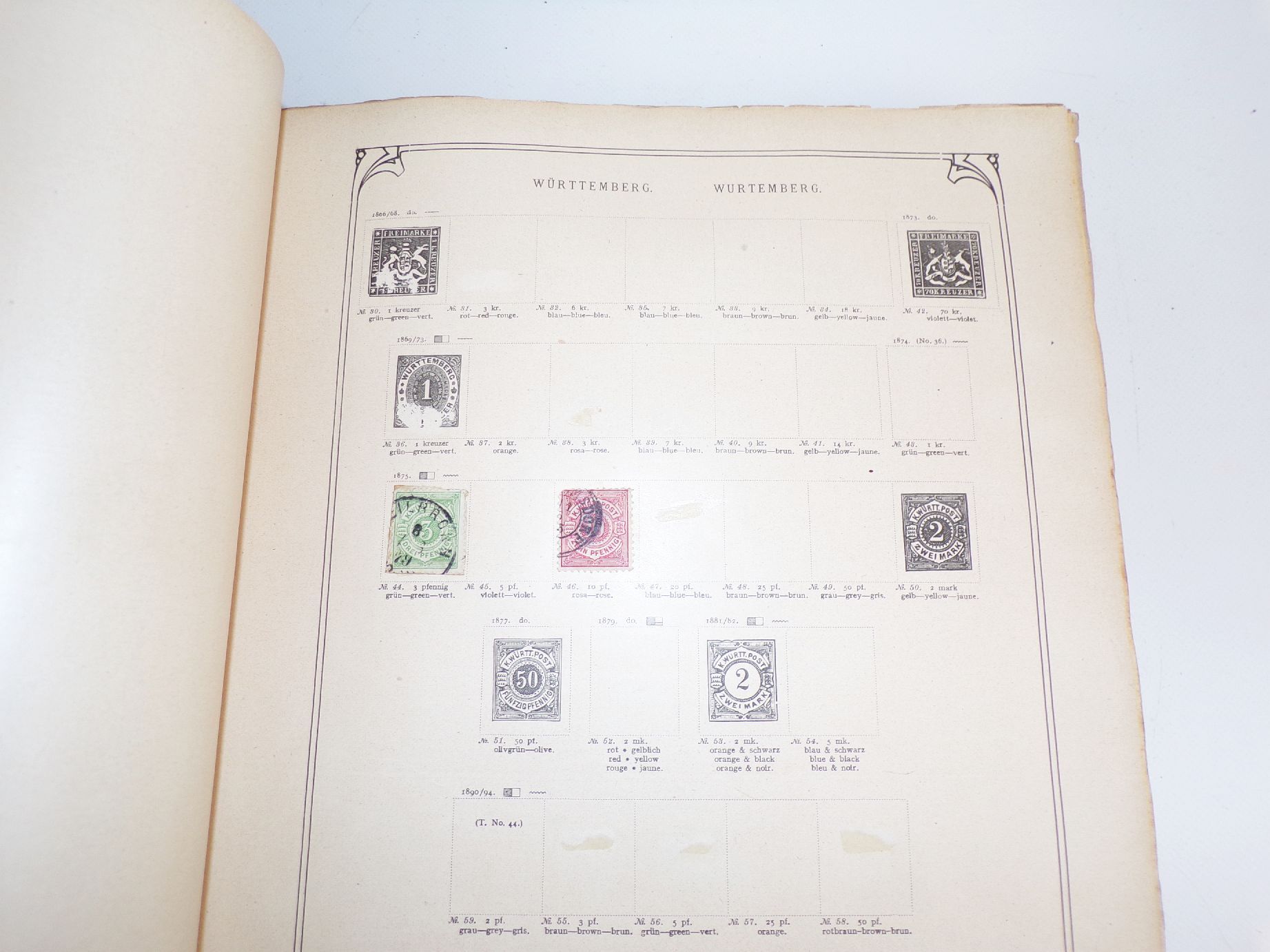 Schwaneberger Vordruck Alben Band 1 und 2 mit Briefmarken 