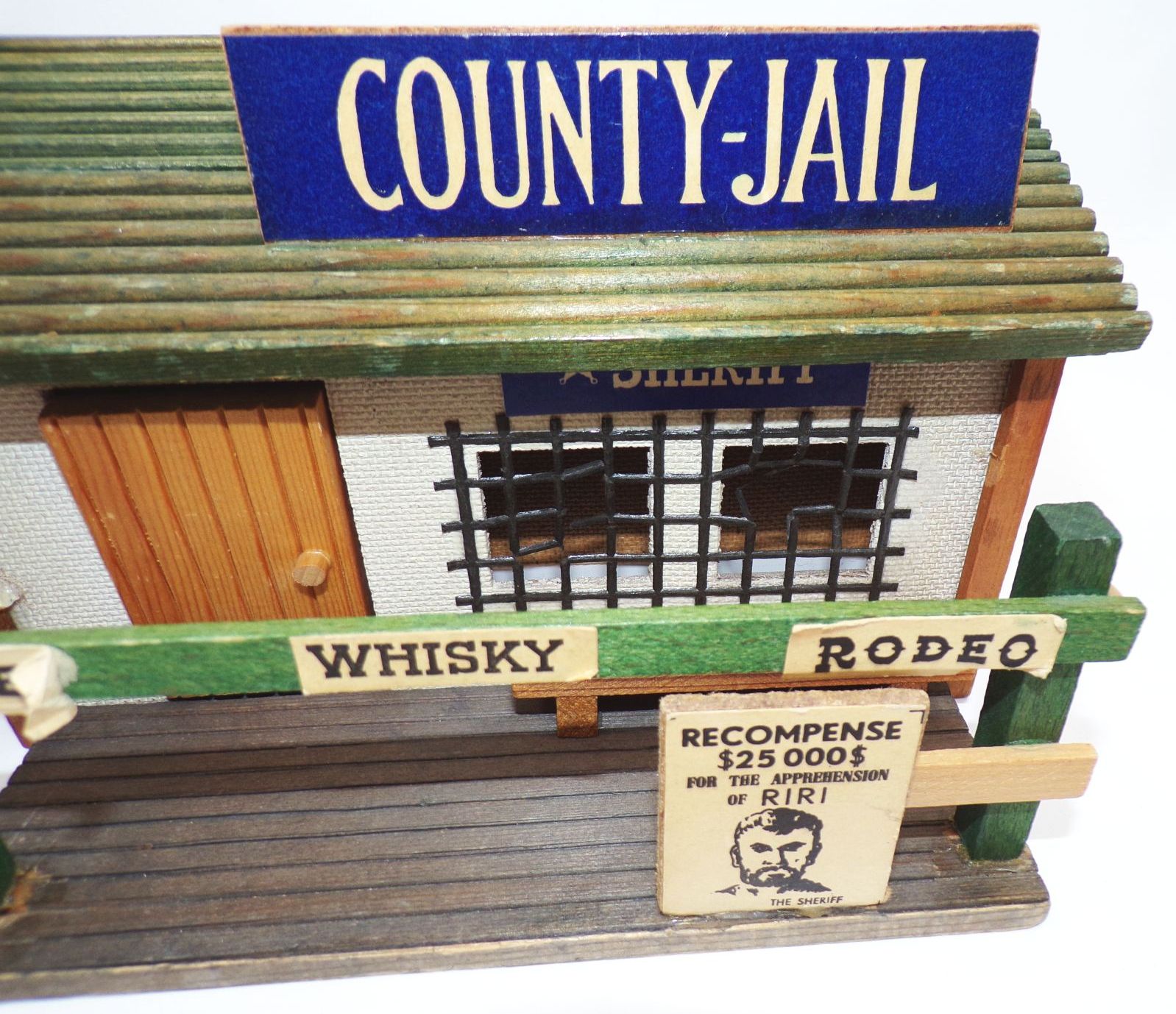 Konvolut Wildwest Häuser Saloon DDR