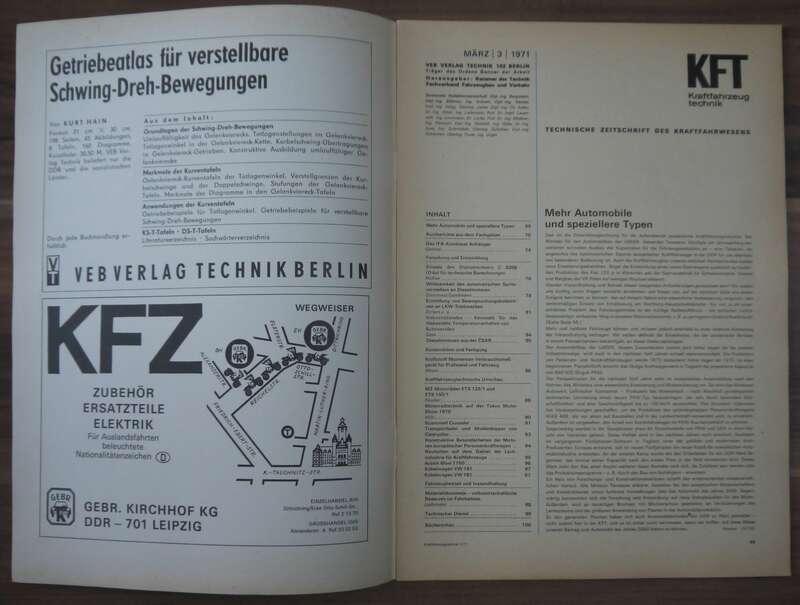 Zeitschrift DDR März 1971 Konstruktionsbeschreibung MZ ETS 125 1 150 1 KFT