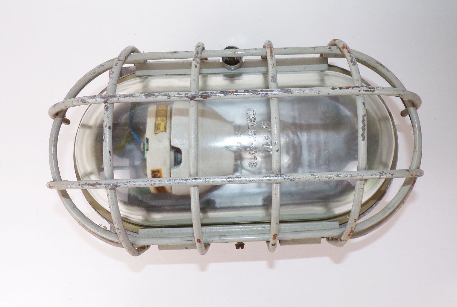 Alte Kellerlampe Bunkerlampe Gitter E27 Ex Loft Industrie Design Alte Kellerlampe Bunkerlampe Gitter E27 Ex Loft Industrie Design