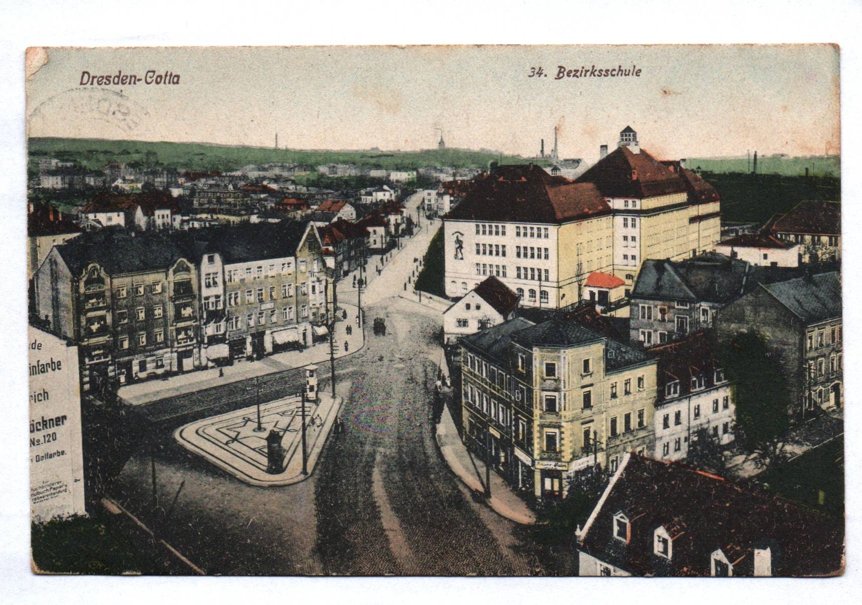 Ak Dresden Cotta 34 Bezirksschule