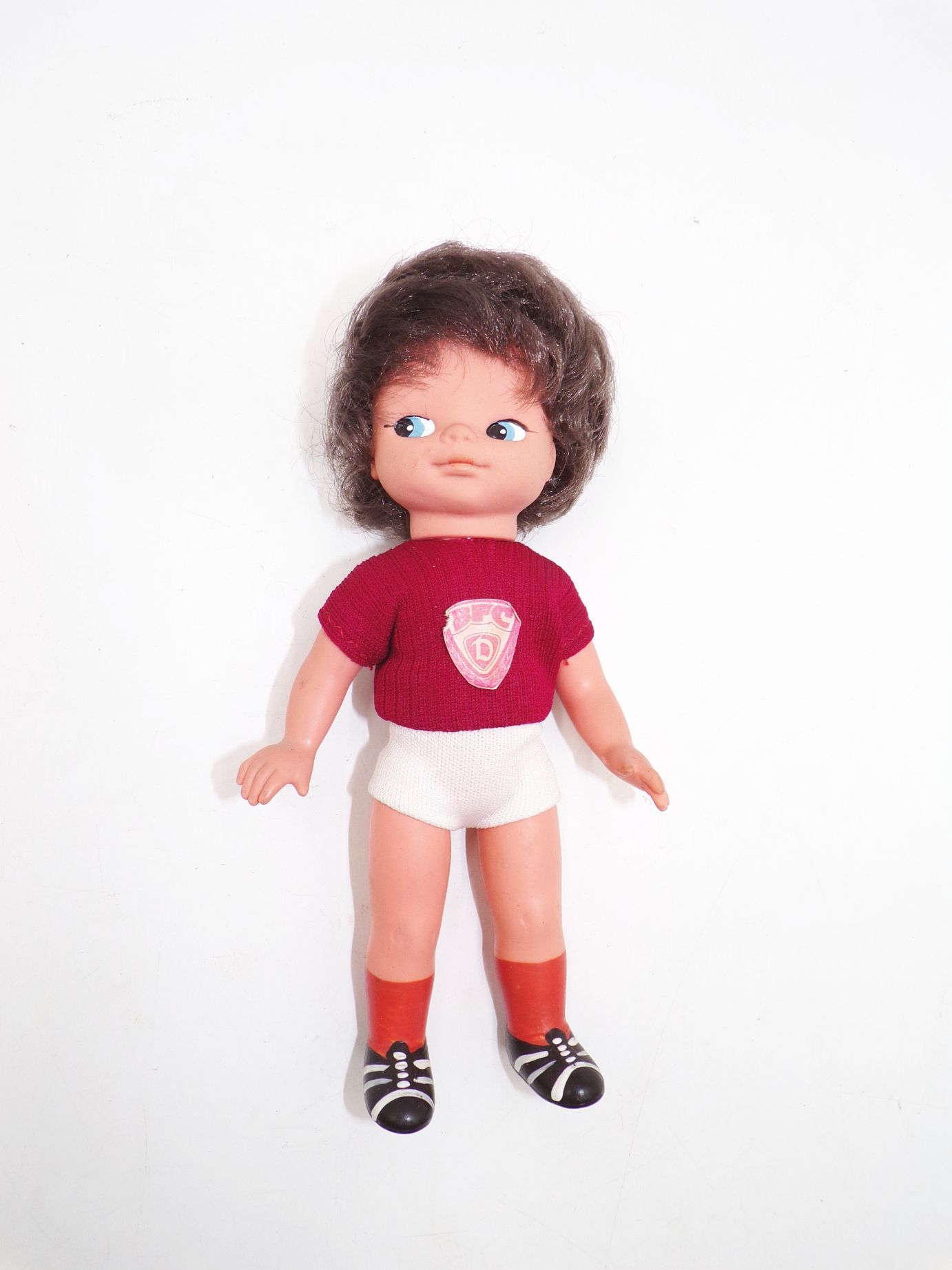 DDR Puppe BFC Dynamo Fußball Werbefigur