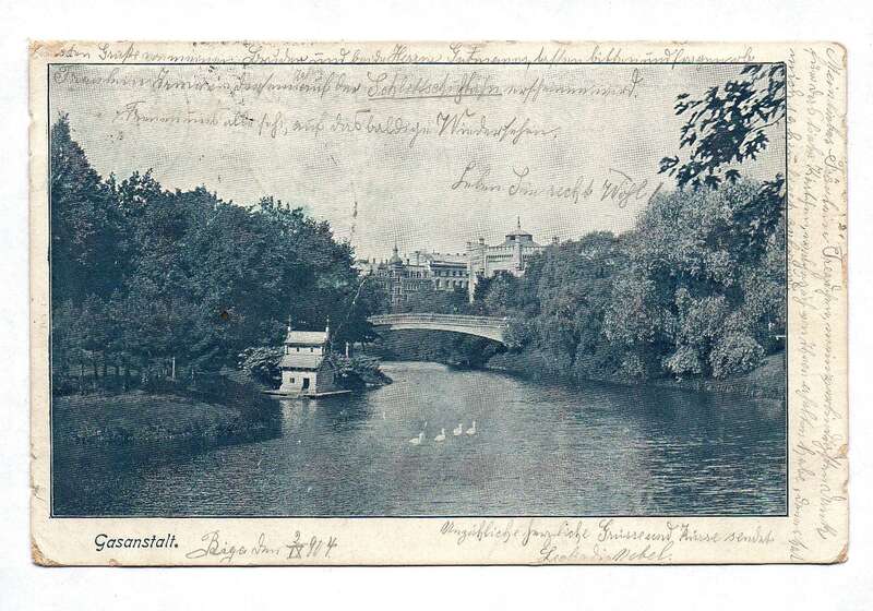 Ak Gasanstalt Riga Lettland 1904