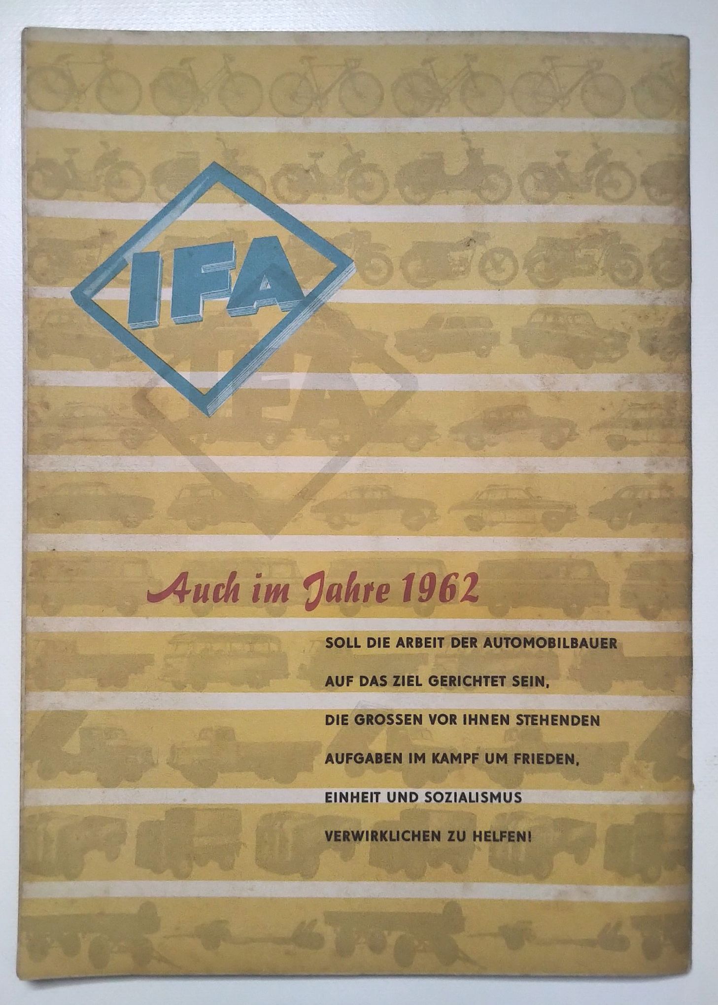 Kraftfahrzeugtechnik Zeitschrift DDR Nr 1 ES300 aus Zschopau ist da 1962 Kraftfahrzeugtechnik Zeitschrift DDR Nr 1 ES300 aus Zschopau ist da 1962