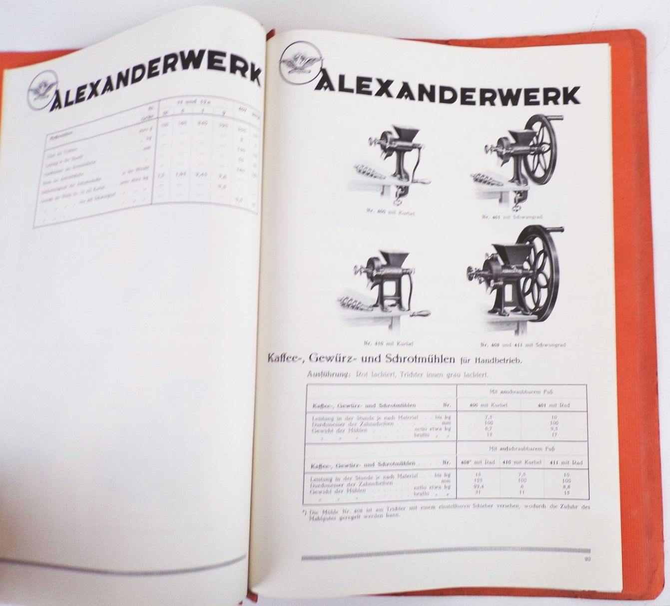 Alexanderwerk Fleischereimaschinen Metzger Fleischer 1937 Katalog