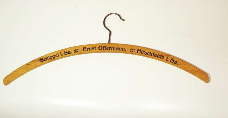 Kleiderbügel Schlegel Hirschfelde Offermann Reklame Werbung 1930er 