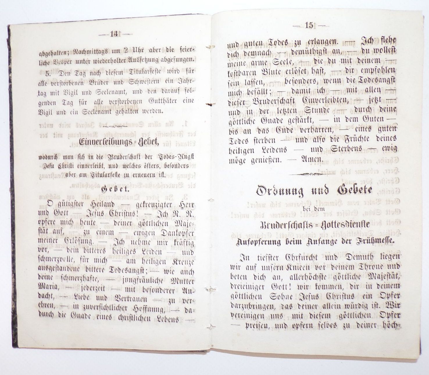 Die Bruderschaft des Todesangst Jesu Christi in der Pfarrkirche zu Kettershausen 1867