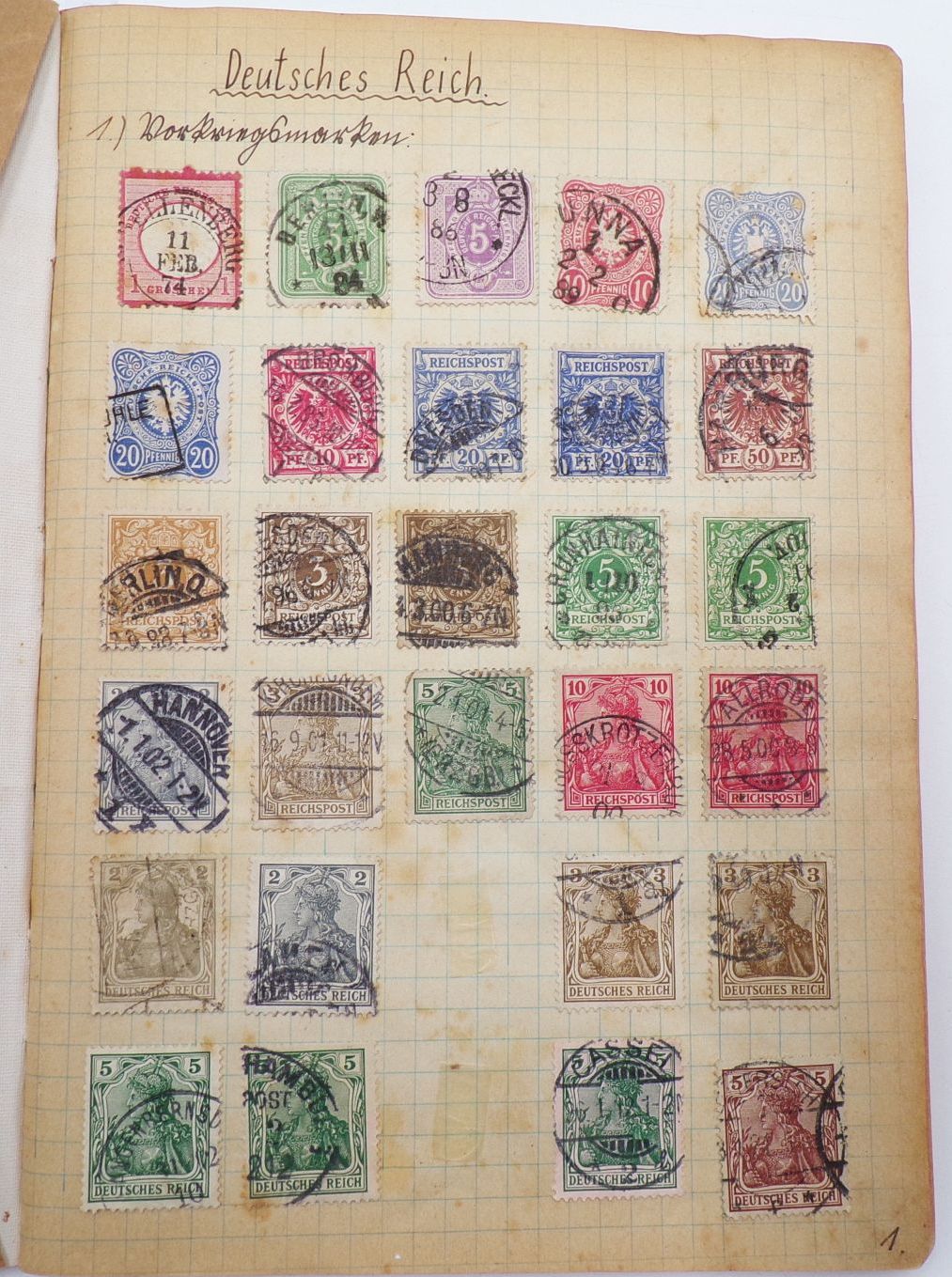 Briefmarken Konvolut Deutsches Reich Ausland China Japan