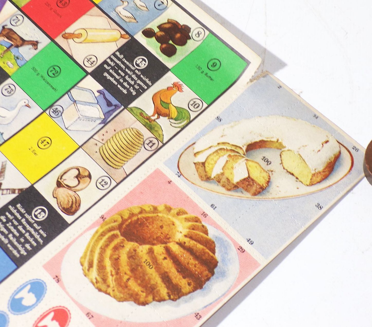 Dr Oetker Brettspiel Reklame 1930er altes Werbespiel 