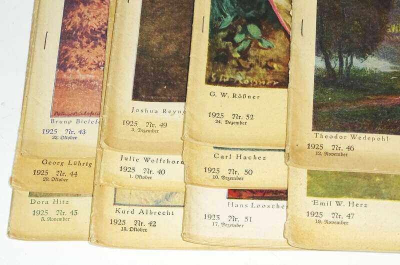 Konvolut Die Gartenlaube 1925 Zeitschrift vintage