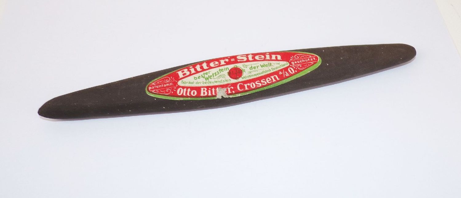 Alter Wetzstein Bitterstein Crossen Oder Lebus Polen Schärfer Abzieher 